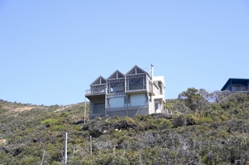 Haus an Küste